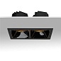 ART-SQ-180x2 LED светильник встраиваемый полуповоротный Downlight   -  Встраиваемые светильники 